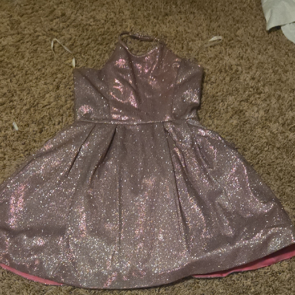 Sherri Hill Glittering Pink Gown